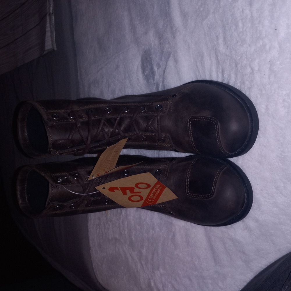 TCX Italian brown leather biker boots. 8050W Lady Blend.